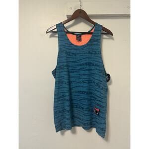 Nike Aqua Gear Teal Tank Top Muscle Shirt M 90s Y2K Surf RETIRED COLLECTION A2